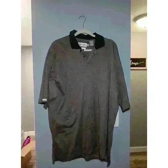 Tehama Clint Blue Striped Golf short-sleeved‎ polo shirt size XL Pristine Cond - Picture 2 of 5